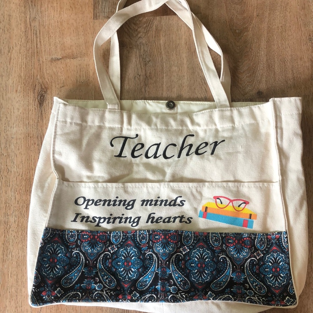 Teacher Tote Canvas